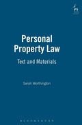 Bild: Personal Property Law - Hart Publishing