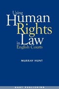 Cover: Using Human Rights Law in English Courts - Hart Publishing