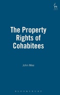 Bild: The Property Rights of Cohabitees - Hart Publishing