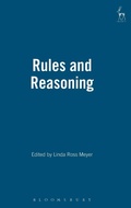Cover: Rules and Reasoning - Hart Publishing