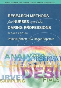 Enlarge image Cover: Research Methods For Nurses And The Caring Professions 2/E - Open University Press