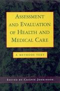Cover: Assessment And Evaluation Of Health And Medical Care - Open University Press