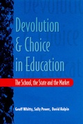 Cover: DEVOLUTION AND CHOICE IN EDUCATION - Open University Press