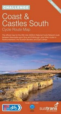 Enlarge image Cover: Coast and Castles South - Sustrans Cycle Routes Map - Sustrans