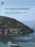 Cover: The Settlement at Dhaskalio - McDonald Institute for Archaeological Research
