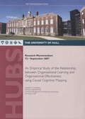 Cover: An Empirical Study of the Relationship Between Organisational Learning and Organisational Effectiveness Using Causal Cognitive Mapping - University of Hull, Business School (HUBS)