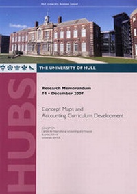 Enlarge image Cover: Research Memorandum 74 - Concept Maps and Accounting Curriculum Development - University of Hull, Business School (HUBS)