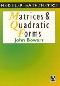 Enlarge image Cover: Matrices and Quadratic Forms - Butterworth-Heinemann