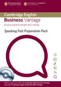 Abbildung von: Speaking Test Preparation Pack for BEC Vantage Paperback with DVD - University of Cambridge ESOL Examinations
