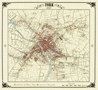 Abbildung von: York 1849 Coloured - Heritage Cartography