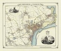 Abbildung von: North Shields 1856 Coloured - Heritage Cartography