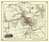 Abbildung von: Morpeth 1859 Coloured - Heritage Cartography
