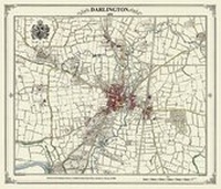 Abbildung von: Darlington 1858 Coloured - Heritage Cartography