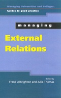 Cover: Managing External Relations In Higher Education - Open University Press