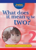 Cover: What Does it Mean to be Two? - Step Forward Publishing Ltd