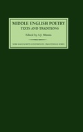 Cover: Middle English Poetry: Texts and Traditions - York Medieval Press