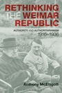 Cover: Rethinking the Weimar Republic - Bloomsbury Academic