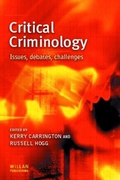 Cover: Critical Criminology - Willan Publishing