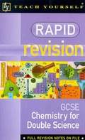 Cover: Rapid Revision Organiser: Chemistry for Double Science GCSE - Hodder & Stoughton Ltd