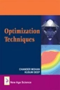 Enlarge image Cover: Optimization Techniques - New Age Science Ltd