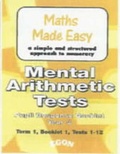 Cover: Mental Arithmetic Tests Worksheets: Work Sheets Year 3 - Egon Publishers Ltd