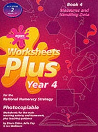 Enlarge image Cover: Worksheets Plus: Measures and Handling Data Bk. 4 - Egon Publishers Ltd