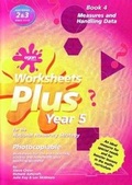 Cover: Worksheets Plus for the National Numeracy Strategy Year 5: Book 4: Measures and Handling Data - Egon Publishers Ltd