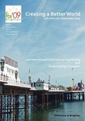 Cover: Creating a Better World -Proceedings of the 11th Engineering and Product Design Education Conference, 2009 - Design Society