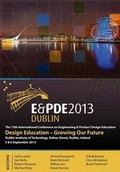 Cover: Design Education-Growing our Future, Proceedings of the 15th International Conference on Engineering and Product Design Education (E&PDE13) - Design Society