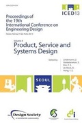 Cover: Proceedings of ICED13 Volume 4: Volume 4 - Design Society