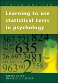 Cover: Learning to Use Statistical Skills in Psychology - Open University Press