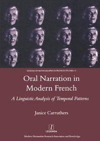 Enlarge image Cover: Oral Narration in Modern French - Legenda