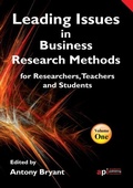 Cover: Leading Issues in Business Research Methods - Academic Publishing International Ltd