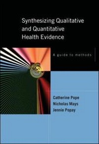 Enlarge image Cover: Synthesizing Qualitative and Quantitative Health Research - Open University Press