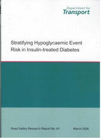 Enlarge image Cover: Stratifying Hypoglycaemic Event Risk in Insulin-treated Diabetes - Department For Transport