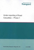 Cover: Under-reporting of Road Casualties - Department For Transport