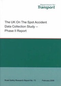 Cover: The UK on the Spot Accident Data Collection Study - Department For Transport
