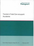 Cover: Trends in Fatal Car-occupant Accidents - Department For Transport