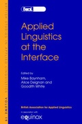 Cover: Applied Linguistics at the Interface - Equinox Publishing Ltd