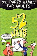 Cover: 52 Ways Party Games for Adults - If Cardboard Creations Ltd