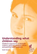 Cover: Understanding What Children Say - National Children's Bureau Enterprises Ltd