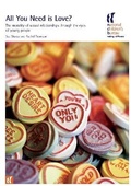 Cover: All You Need is Love? - National Children's Bureau Enterprises Ltd