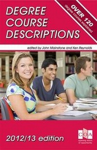 Enlarge image Cover: Degree Course Descriptions - Cambridge Occupational Analysts Ltd