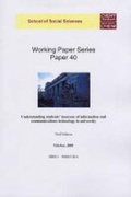 Cover: Understanding Students' (non) Use of Information and Communication Technology in University - Cardiff University School of Social Sciences