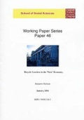 Cover: Bicycle Couriers in the 'new Economy' - Cardiff University School of Social Sciences