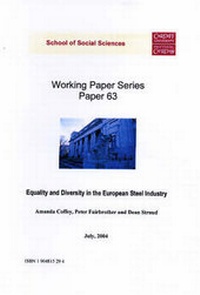 Abbildung von: Equality and Diversity in the European Steel Industry - Cardiff University School of Social Sciences