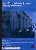 Cover: Review of the Welsh Network of Healthy School Schemes, 2007-2008: Stakeholder Consultation - Cardiff University School of Social Sciences