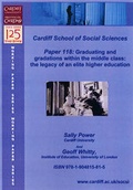 Cover: Graduating and Gradations within the Middle Class - Cardiff University School of Social Sciences