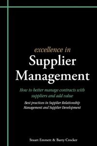 Abbildung von: Excellence in Supplier Management - Cambridge Academic