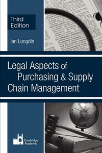 Abbildung von: Legal Aspects of Purchasing and Supply Chain Management - Cambridge Academic